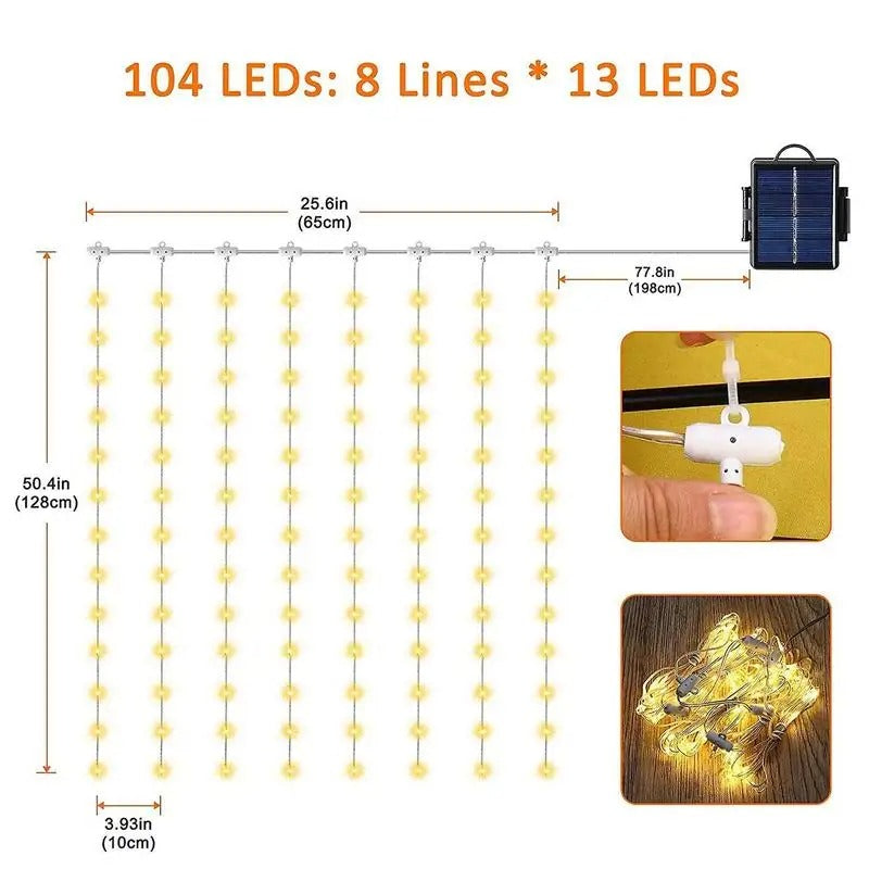 מטריה אופסטית לחצר עם תאורת LED סולארית 360 מעלות ללא בסיס משקל